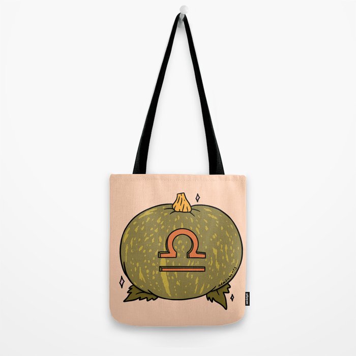 Libra Pumpkin Tote Bag Gallery Image 2