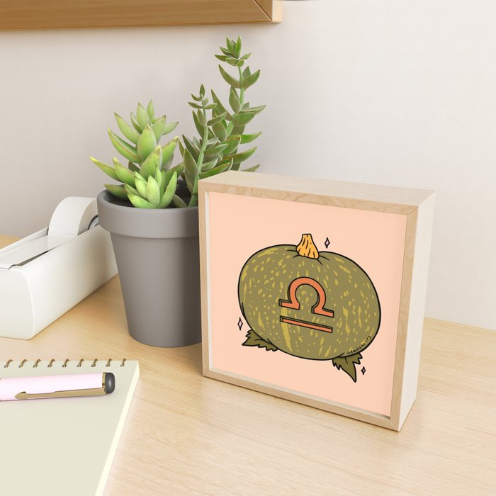 Libra Pumpkin Mini Art Print Gallery Image 2