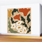 RETRO BOLD flowers  Wall Mural Gallery Image 2