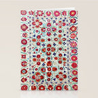 Antique Uzbek Suzani Embroidery Print Stationery Card Gallery Image 2