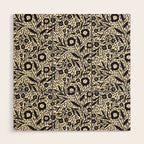 Botanical garden - Black and White Wood Wall Art Gallery Image 1