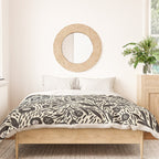 Botanical garden - Black and White Duvet Cover Gallery Image 3