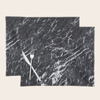Real Marble Black Placemat Gallery Image 1