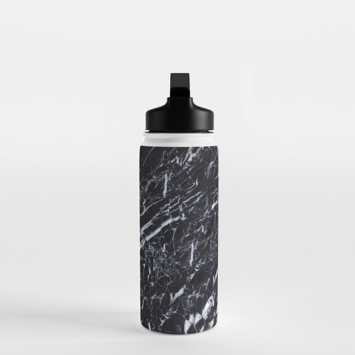 Real Marble Black Water Bottle Gallery Image 3