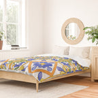 Summer,colourful detailed, Sicilian style art Duvet Cover Gallery Image 2