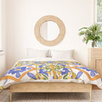 Summer,colourful detailed, Sicilian style art Duvet Cover Gallery Image 3