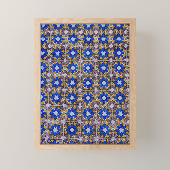 Lisbon Tiles Mini Art Print Gallery Image 1