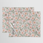 Wild Roses Cottage Garden Summer Floral Pattern Placemat Gallery Image 1