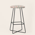 Wild Roses Cottage Garden Summer Floral Pattern Stool Gallery Image 1