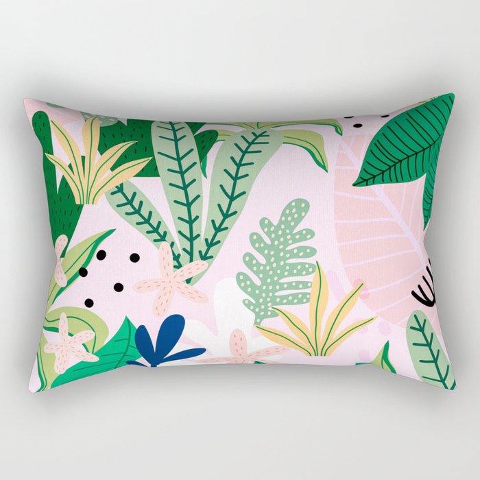 Into the jungle - sunrise Rectangular Pillow Gallery Image 2