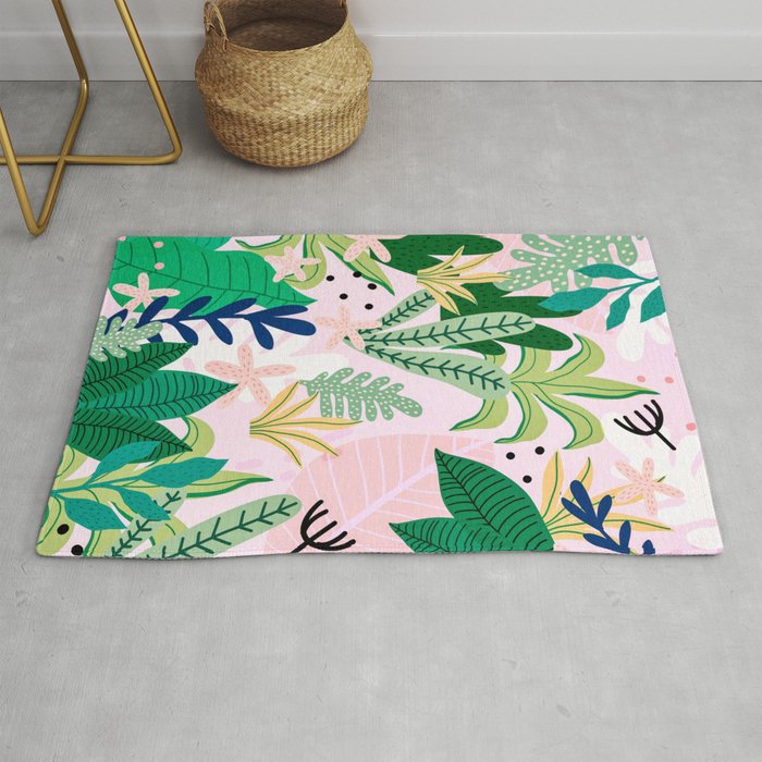 Into the jungle - sunrise Rug Gallery Image 1
