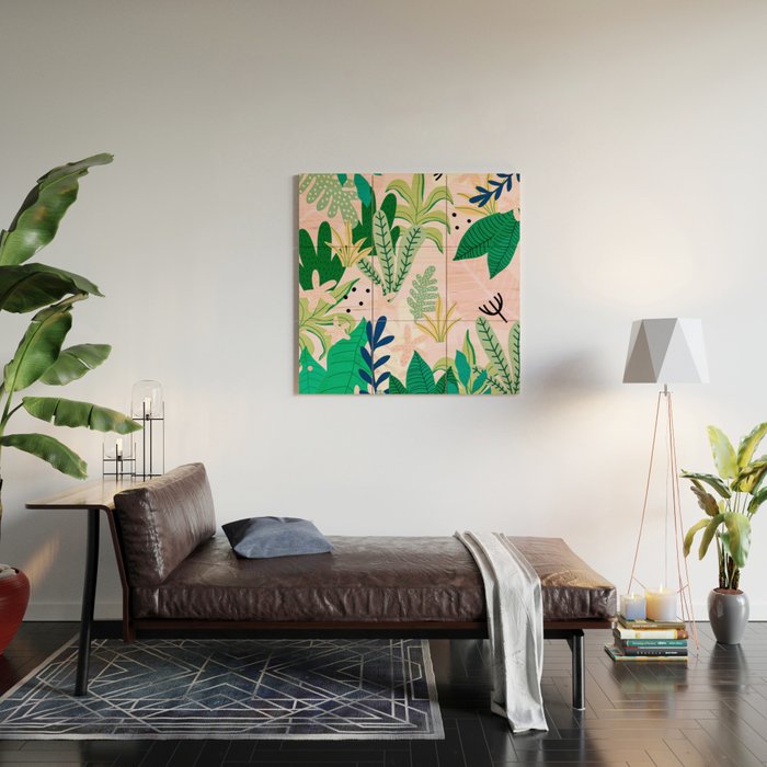 Into the jungle - sunrise Wood Wall Art Gallery Image 2