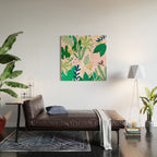 Into the jungle - sunrise Wood Wall Art Gallery Image 2