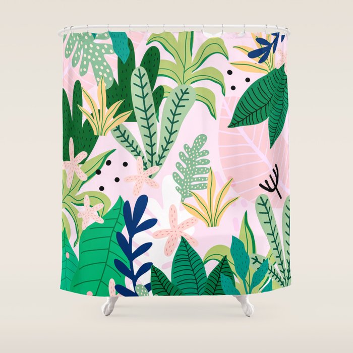 Into the jungle - sunrise Shower Curtain Gallery Image 1