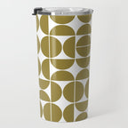 Mid Century Modern Geometric 04 Flat Gold Travel Mug Gallery Image 3