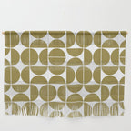 Mid Century Modern Geometric 04 Flat Gold Wall Hanging Gallery Image 1
