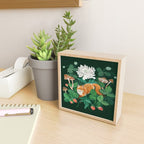 Strawberry Fox Mini Art Print Gallery Image 2