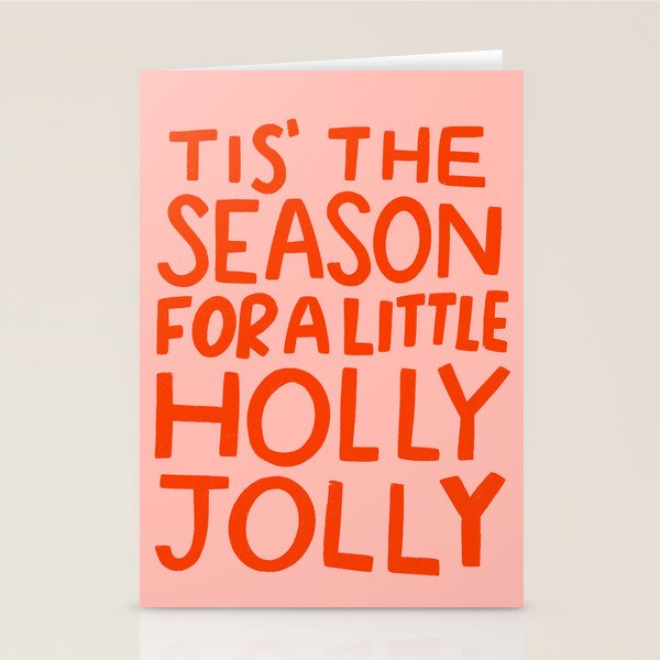 Tis The Season For A Little Holly Jolly Stationery Card Gallery Image 2