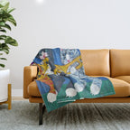 Salsa Cats Brass Section Throw Blanket Gallery Image 1