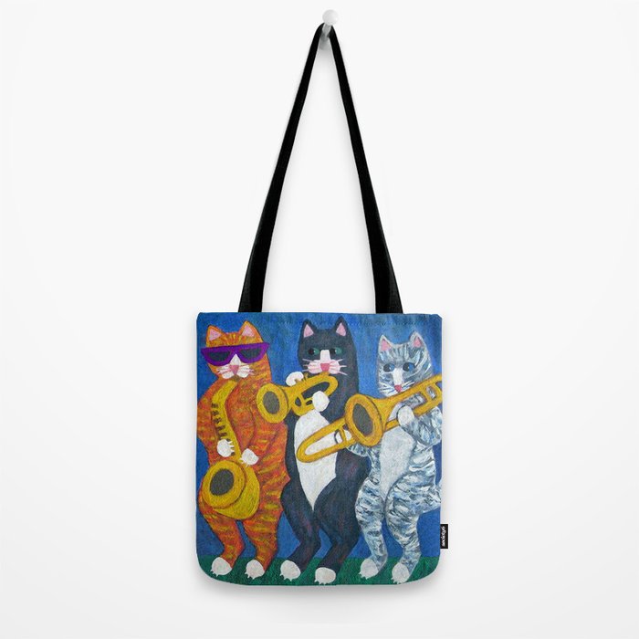 Salsa Cats Brass Section Tote Bag Gallery Image 2
