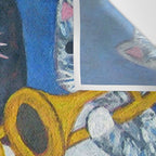 Salsa Cats Brass Section Wall Tapestry Gallery Image 3