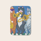 Salsa Cats Brass Section Bath Mat Gallery Image 1