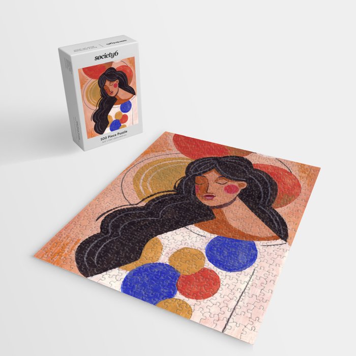 Woman In Thoughts Jigsaw Puzzle Gallery Image 2