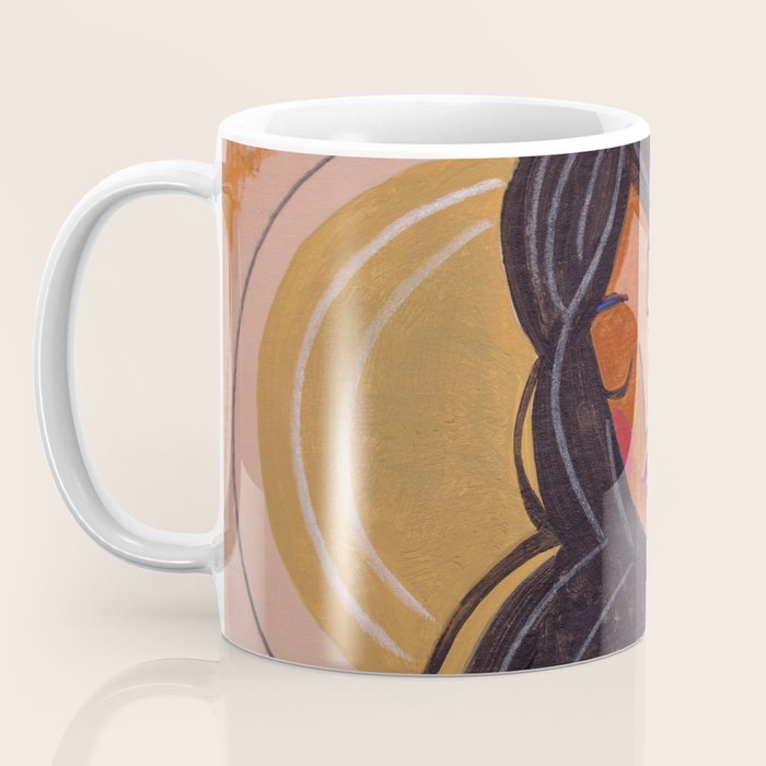 Woman In Thoughts Coffee Mug Gallery Image 3