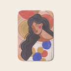 Woman In Thoughts Bath Mat Gallery Image 1