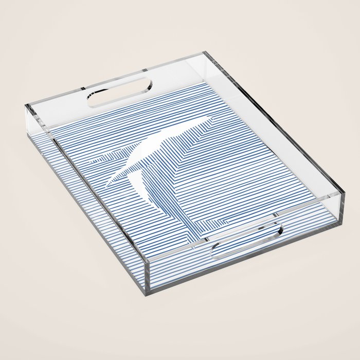 Whale Splash Acrylic Tray Gallery Image 1