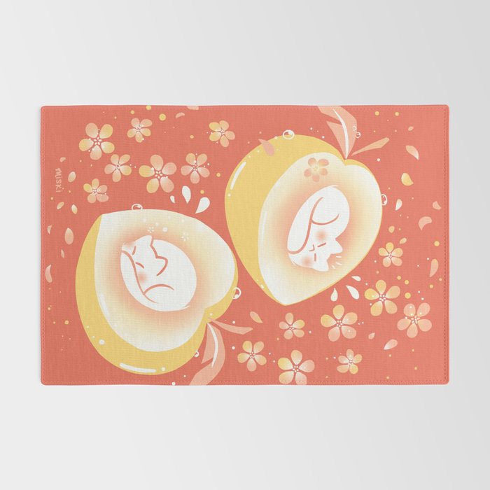 Peach Kitten Rug Gallery Image 2