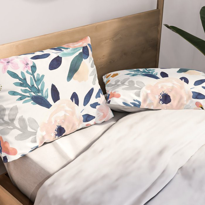 Jolene Floral Pillow Sham Gallery Image 2