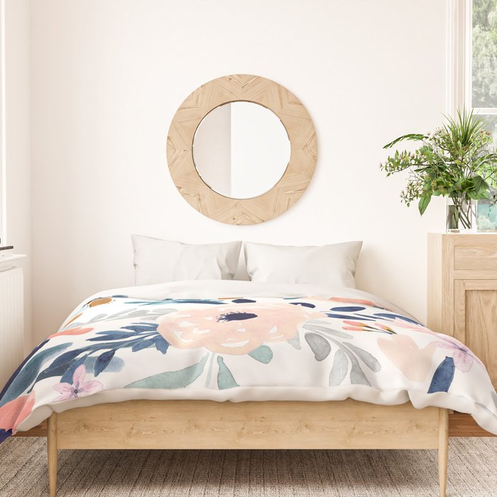 Jolene Floral Duvet Cover Gallery Image 3