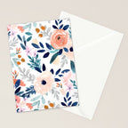 Jolene Floral Stationery Card Gallery Image 2