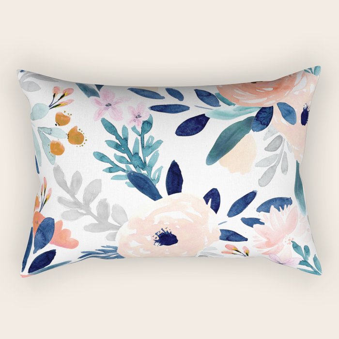 Jolene Floral Rectangular Pillow Gallery Image 2