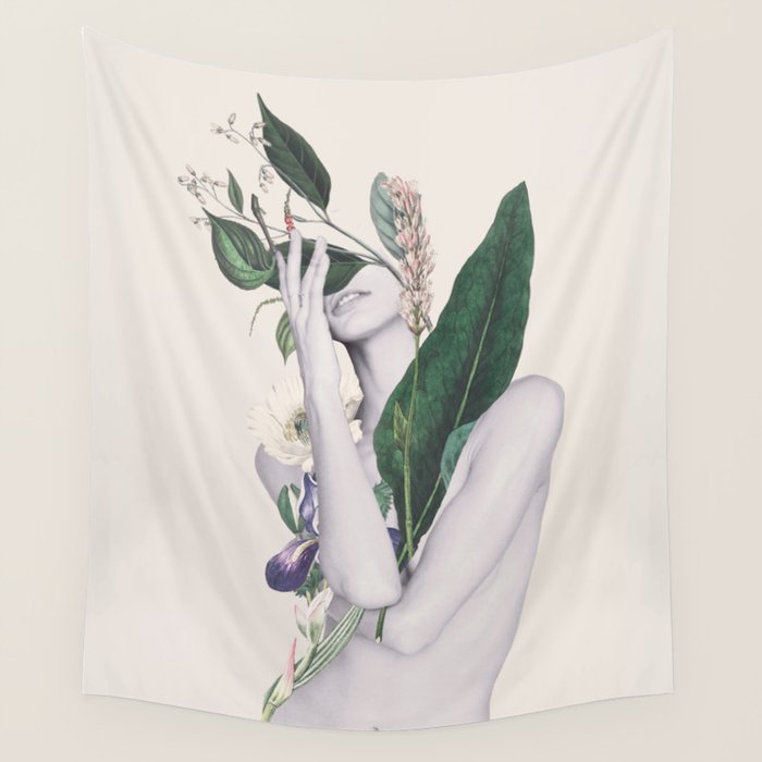 natural beauty-collage 7 Wall Tapestry Gallery Image 4