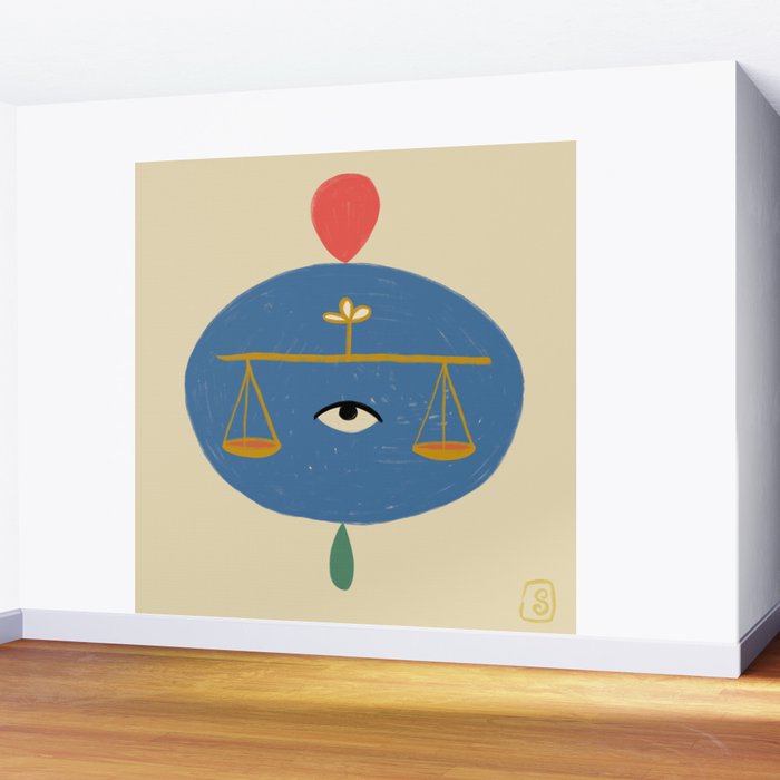 LIBRA Wall Mural Gallery Image 2