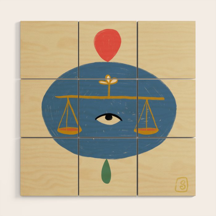 LIBRA Wood Wall Art Gallery Image 1