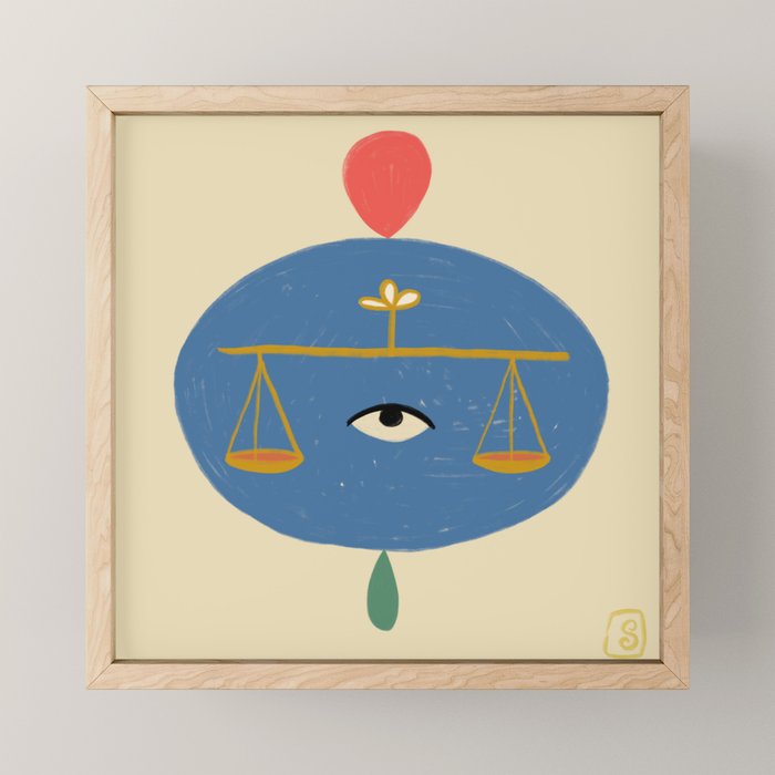 LIBRA Mini Art Print Gallery Image 1