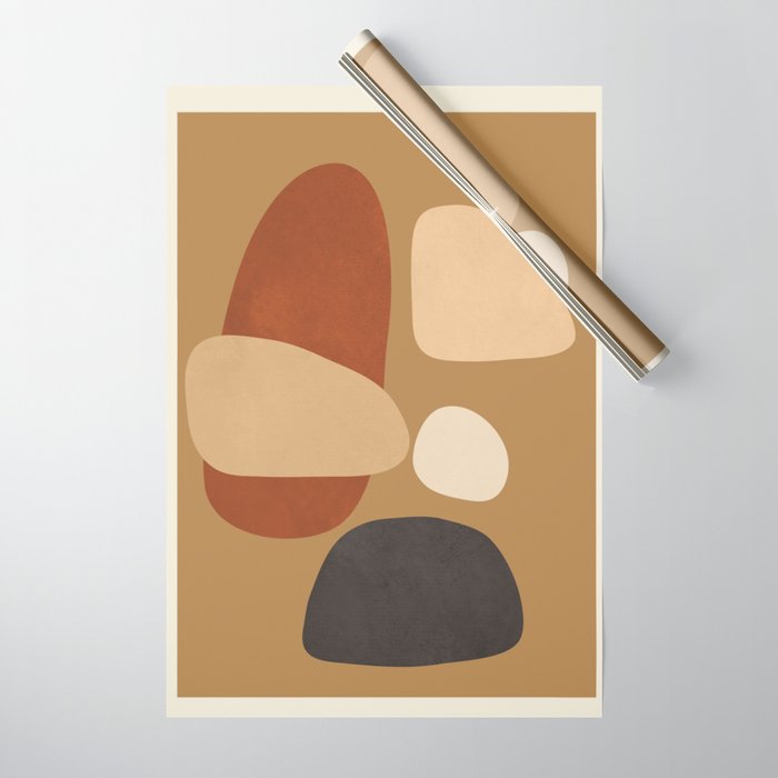 Abstract Minimal Art 3 Wrapping Paper Gallery Image 1