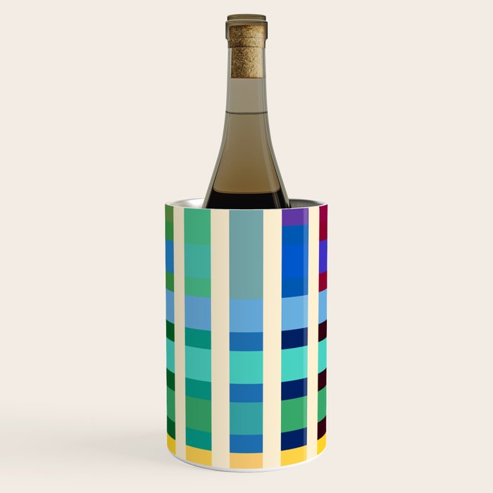 Futuristic Cyber Rainbow Crossing Wine Chiller Gallery Image 1