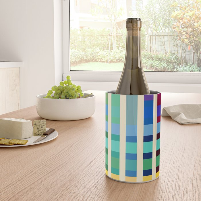 Futuristic Cyber Rainbow Crossing Wine Chiller Gallery Image 4