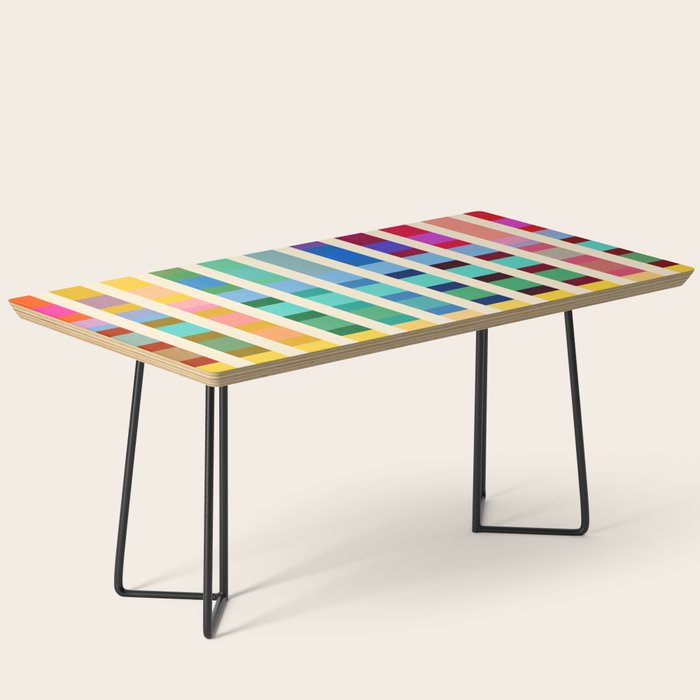 Futuristic Cyber Rainbow Crossing Coffee Table Gallery Image 1