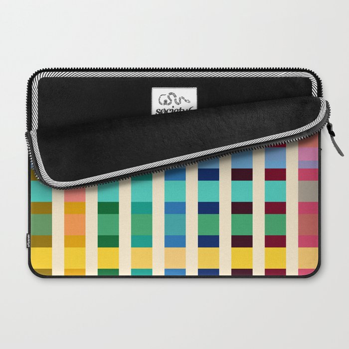 Futuristic Cyber Rainbow Crossing Laptop Sleeve Gallery Image 2