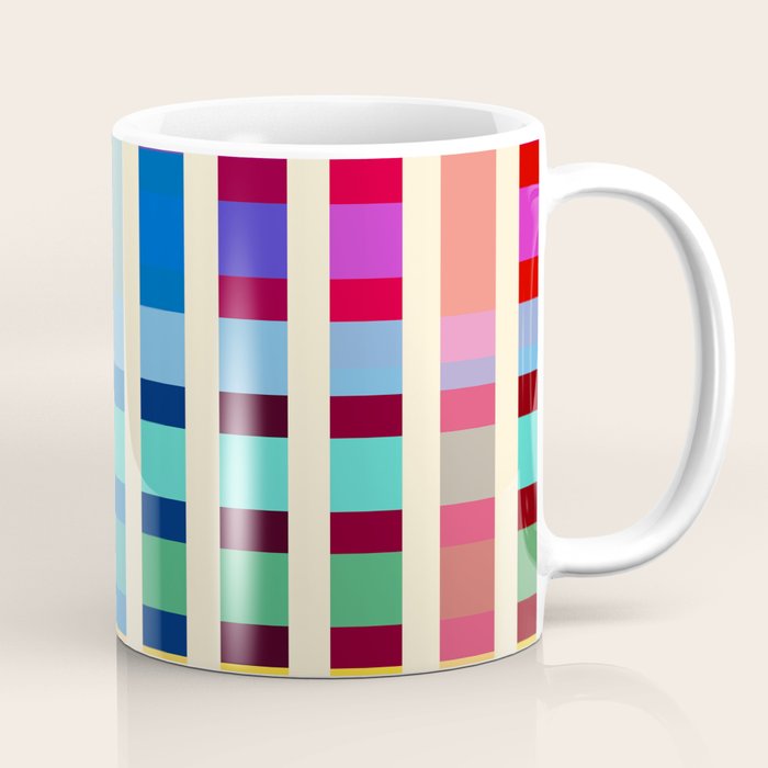 Futuristic Cyber Rainbow Crossing Coffee Mug Gallery Image 1