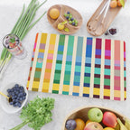 Futuristic Cyber Rainbow Crossing Cutting Board Gallery Image 2