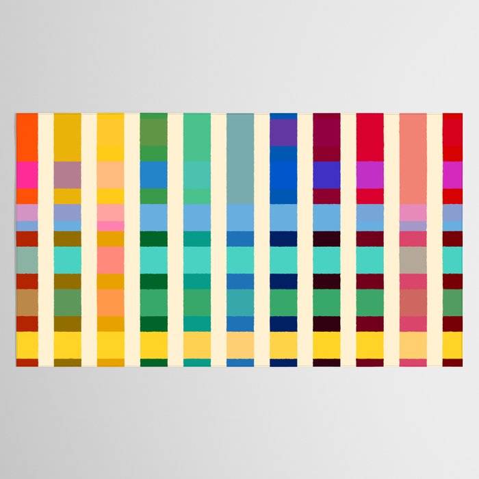 Futuristic Cyber Rainbow Crossing Tablecloth Gallery Image 2