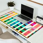 Futuristic Cyber Rainbow Crossing Desk Mat Gallery Image 2