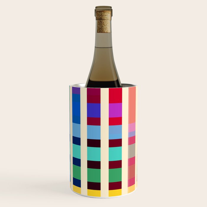 Futuristic Cyber Rainbow Crossing Wine Chiller Gallery Image 3