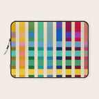 Futuristic Cyber Rainbow Crossing Laptop Sleeve Gallery Image 1